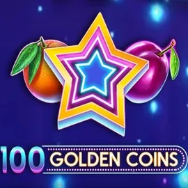 100 Golden Coins online game logo by Amusnet Interactive on novibetlive.gr