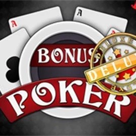 Official Table Games logo: Bonus Poker Deluxe - 3 Hands by RTG (Reel Time Gaming) at Novibet Casino