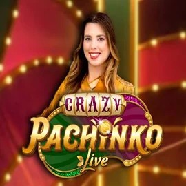Crazy Pachinko logo by Evolution Novibet Casino