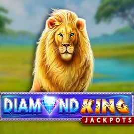 Official Jackpots logo: Diamond King Jackpots by SpinPlay Games at Novibet Casino
