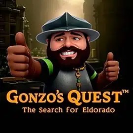 Logo of Gonzo's Quest from NetEnt at Novibet Casino