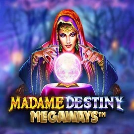 Madame Destiny Megaways game by Pragmatic Play – logo hosted on Novibet Casino