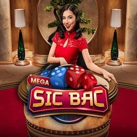 Mega Sic Bac online game logo by Pragmatic Play on novibetlive.gr