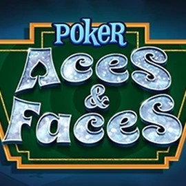 Official Poker logo: Poker Aces & Faces (Nucleus Pyramid Poker) by Nucleus Gaming at Novibet Casino