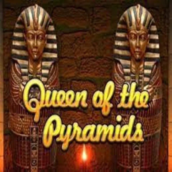 Official Slots logo: Queen of the Pyramids by Playtech at Novibet Casino
