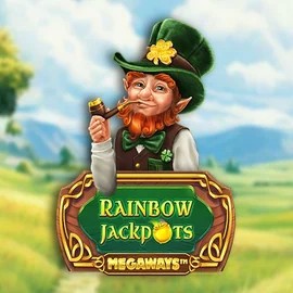 Rainbow Jackpots Megaways logo – Jackpots by Red Tiger Gaming at Novibet Casino