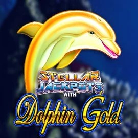 Dolphin Gold with Stellar Jackpots logo by Lightning Box Game at Novibet Casino
