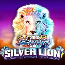 Enjoy Stellar Jackpots with Silver Lion by Lightning Box Game – logo hosted on novibetlive.gr
