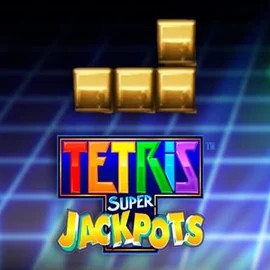 Tetris Super Jackpots slot visual from WMS available on novibetlive.gr